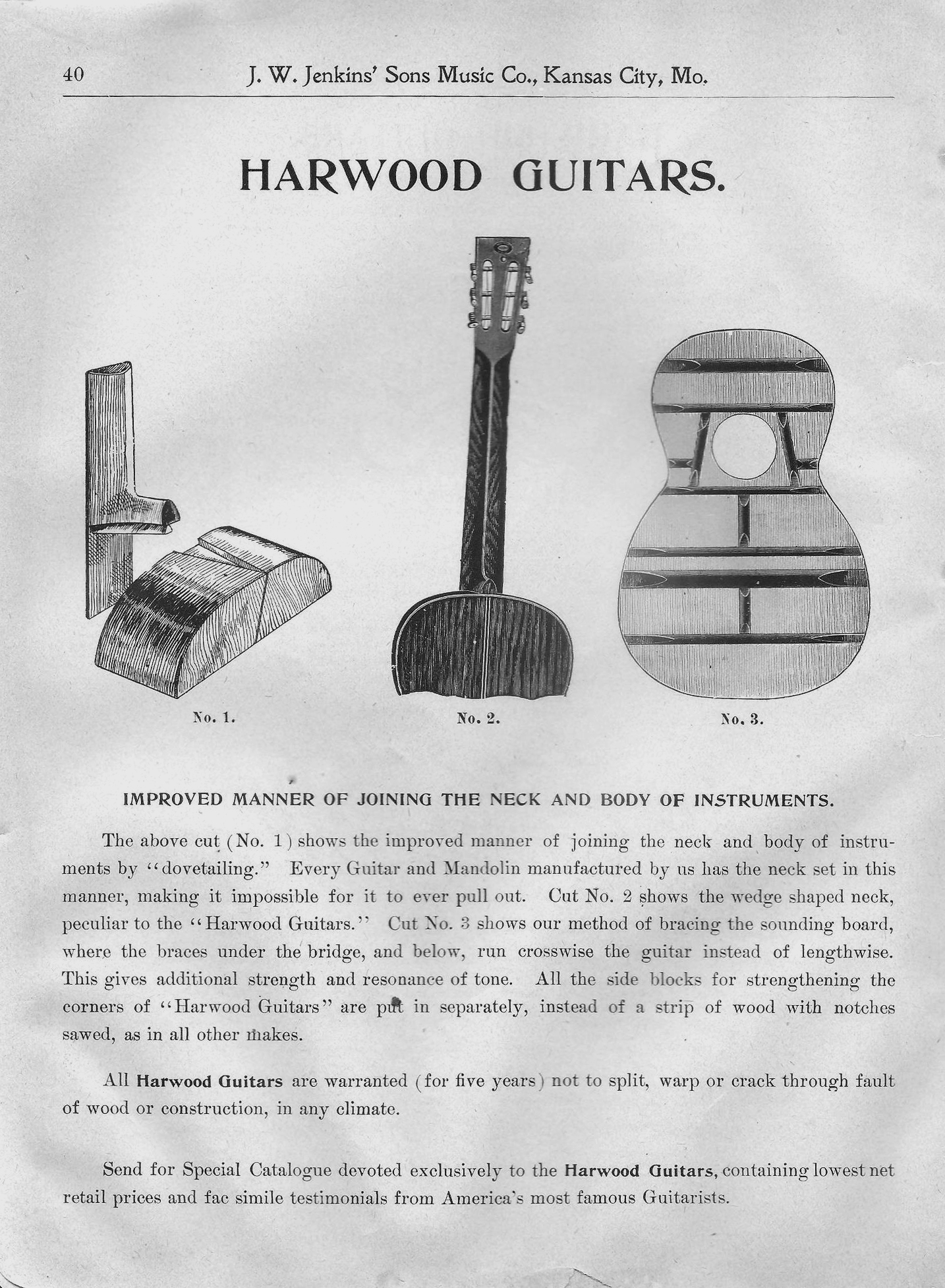 Harwood Harp Guitar
