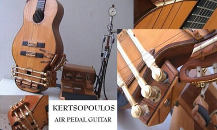The Kertsopoulos Pneumatic Foot Pedal Guitar