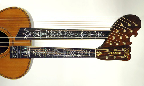 What’s More Outrageous than a Harp Guitar with a Tree-of-Life Fingerboard?
