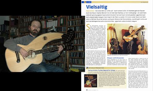Akustik Gitarre Magazine Harp Guitar Time Capsule