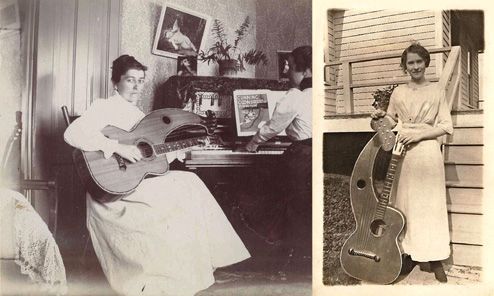 Women in Harp Guitar History: Dyer and Knutsen Players
