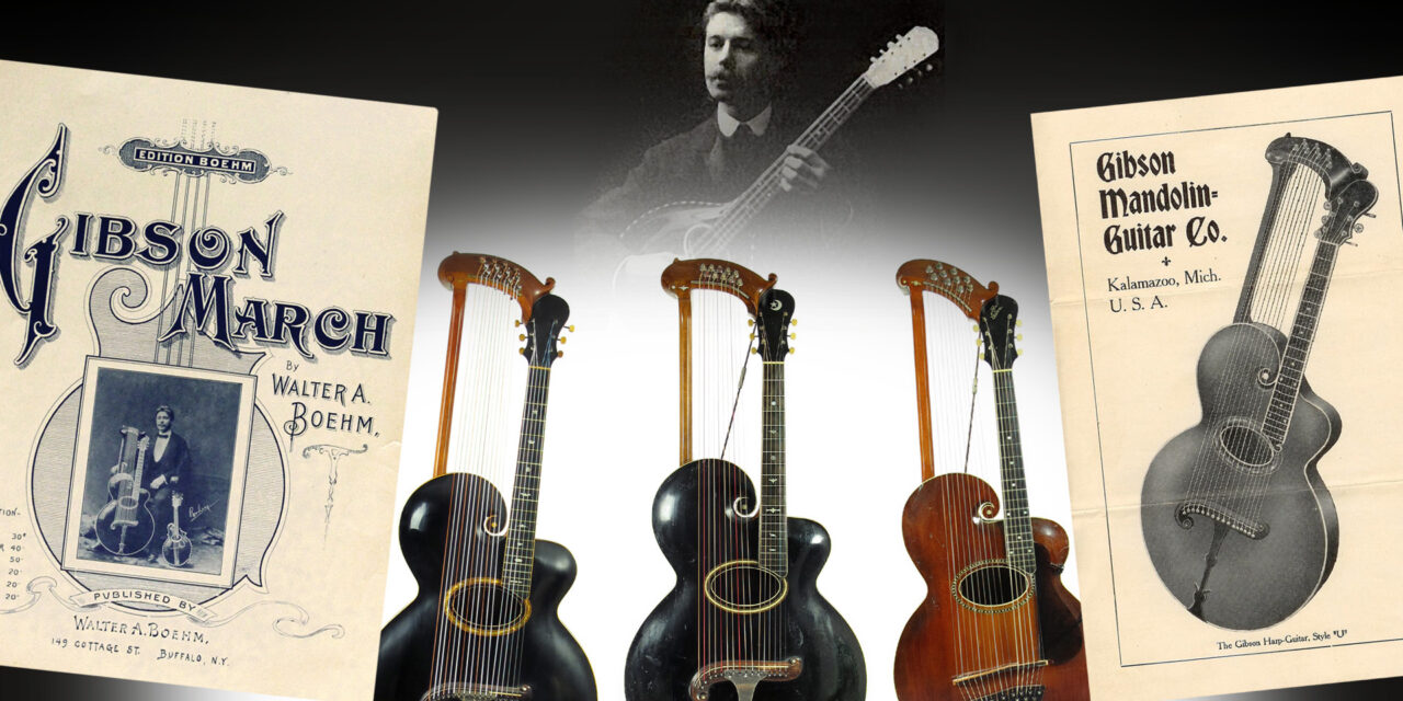 Walter A. Boehm & the Gibson Harp Guitar