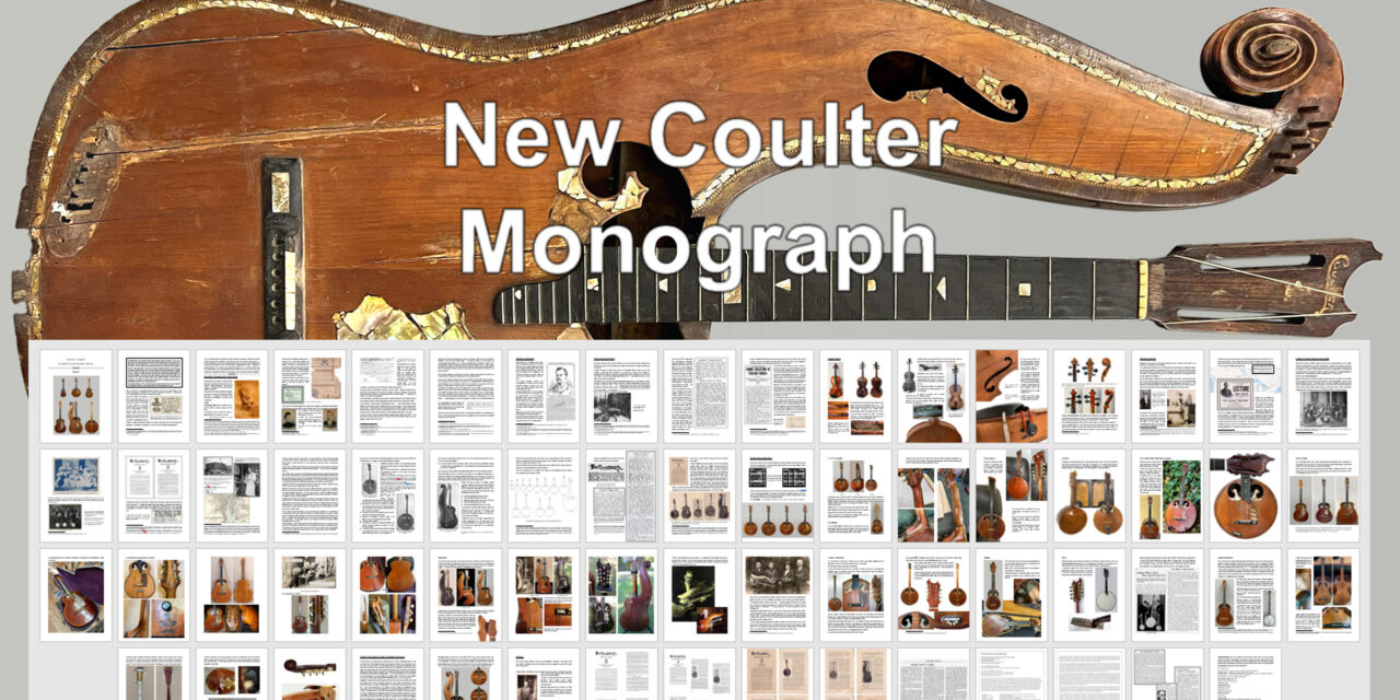 Frank E. Coulter, Portland’s Iconoclastic Luthier