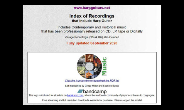 Index of Harp Guitar Recordings